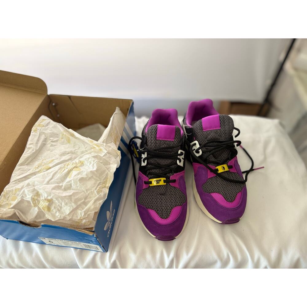 Adidas Ninja ZX Torsion Time In Glory Purple Youth 6 Womens 7.5 NIB FX6622